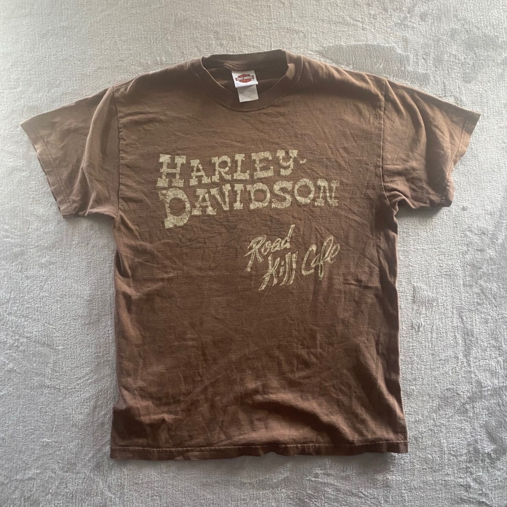 Harley-davidson Men's Brown T-shirt